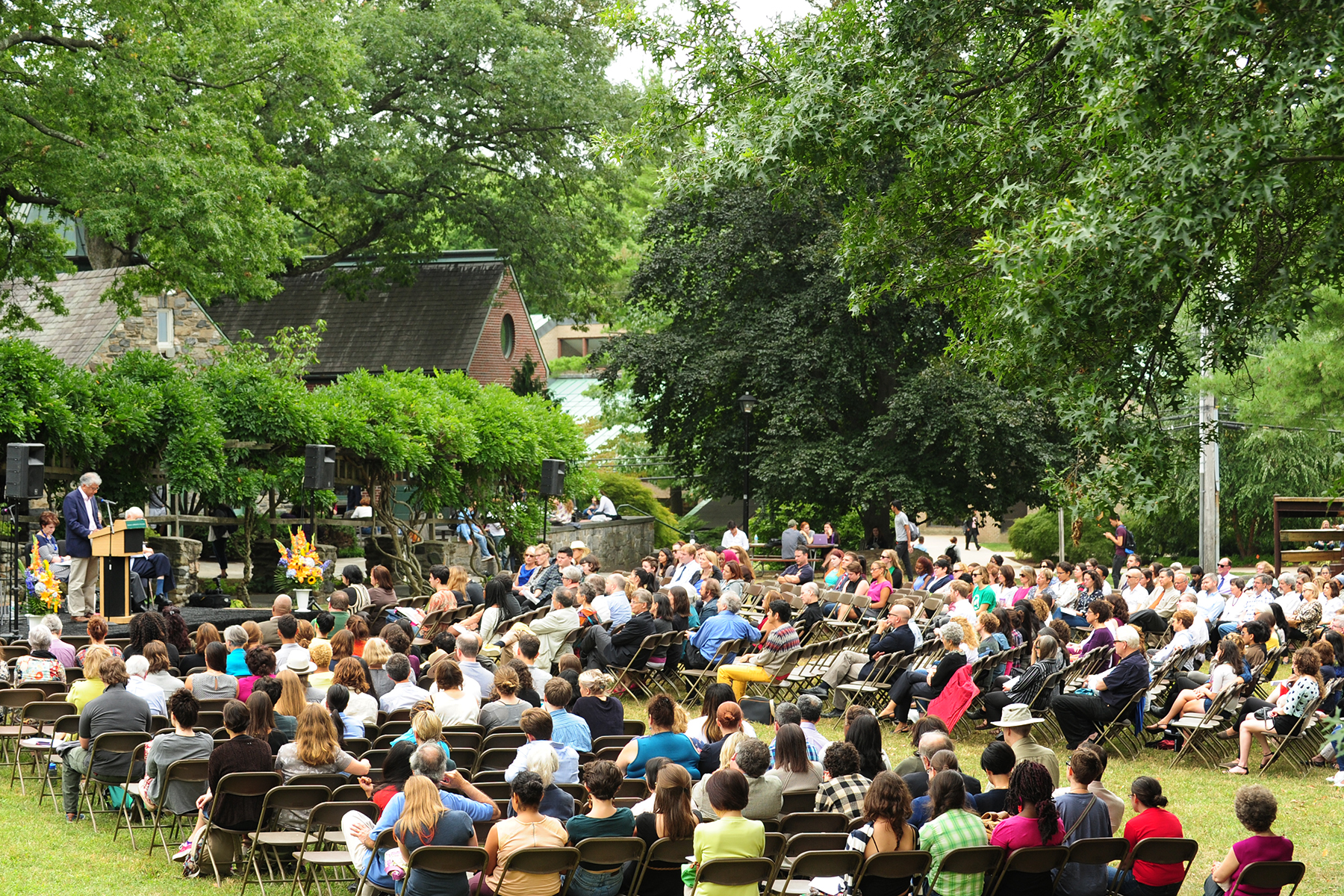 The 2014 Convocation of the College took place on the South Lawn of Westlands last Tuesday and was fortunately not rained out. Photos courtesy Chris Taggart.