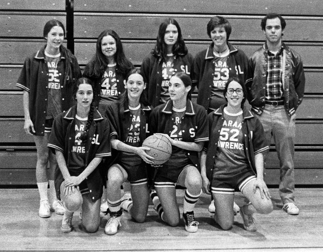 The slc women's basketball team circa 1970's. Photo credit: Sarah Lawrence College Archives