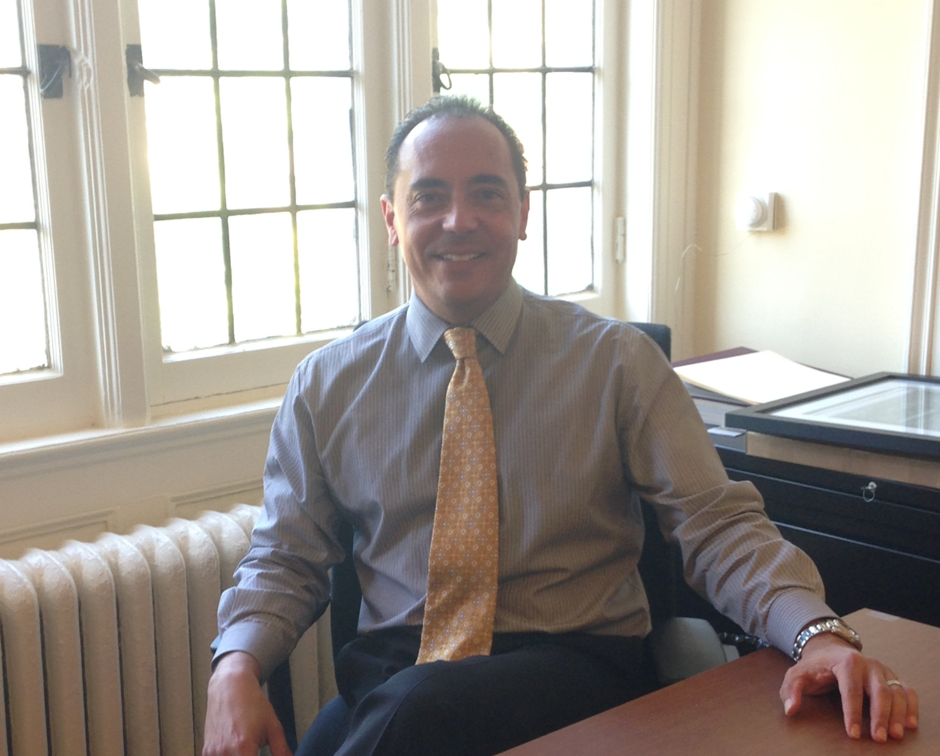 Dean Daniel Trujillo in his office in Westlands. Photo by Janaki Chadha '17