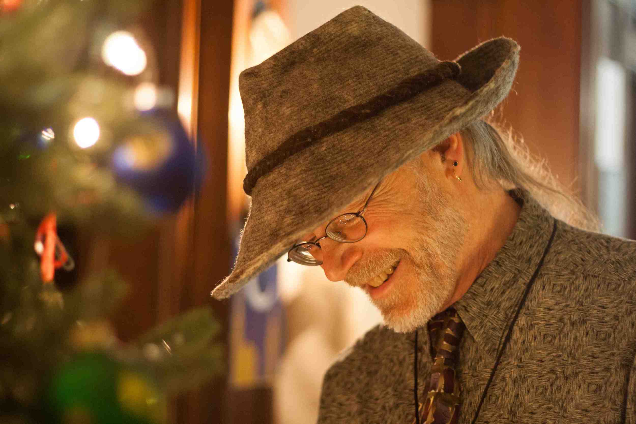 Professor Bill Shullenberger at a Sarah Lawrence holiday party a few years ago. Photo courtesy of Bill Shullenberger.