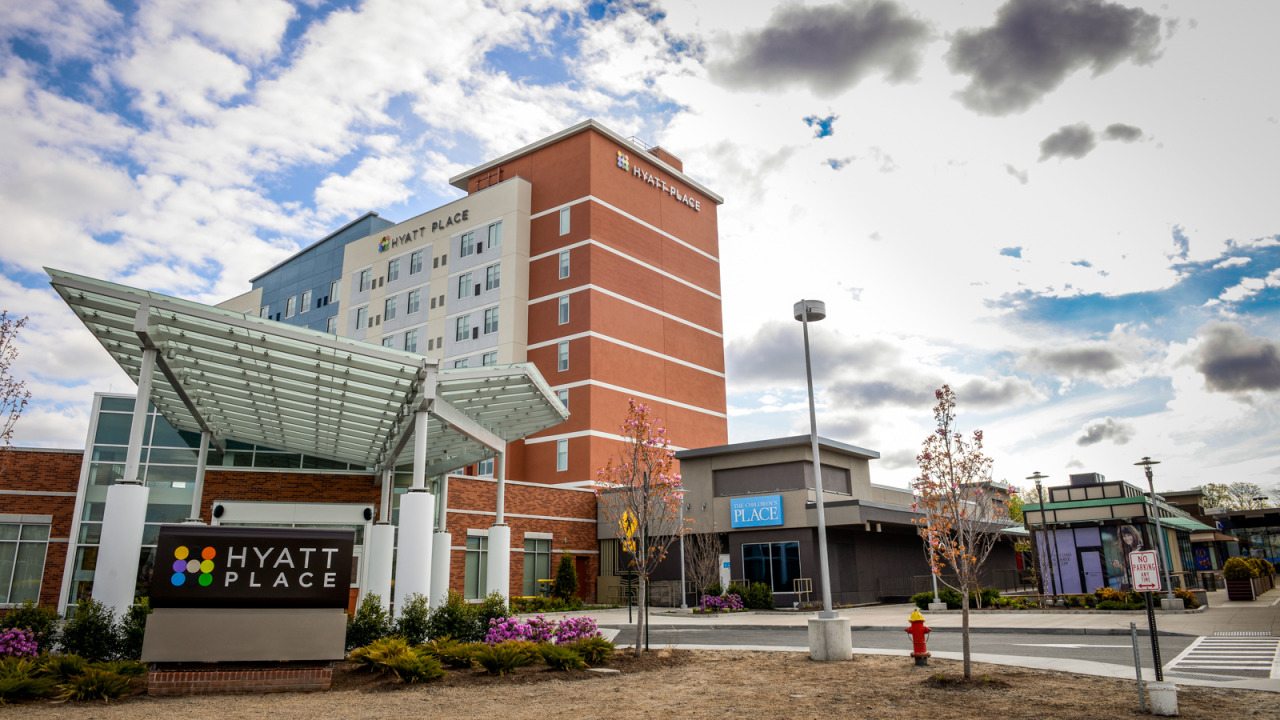 The Hyatt Place New York/Yonkers, where 11 Sarah Lawrence students were living at the start of this school year. Photo courtesy of Yonkers Mayor Mike Spano's office.