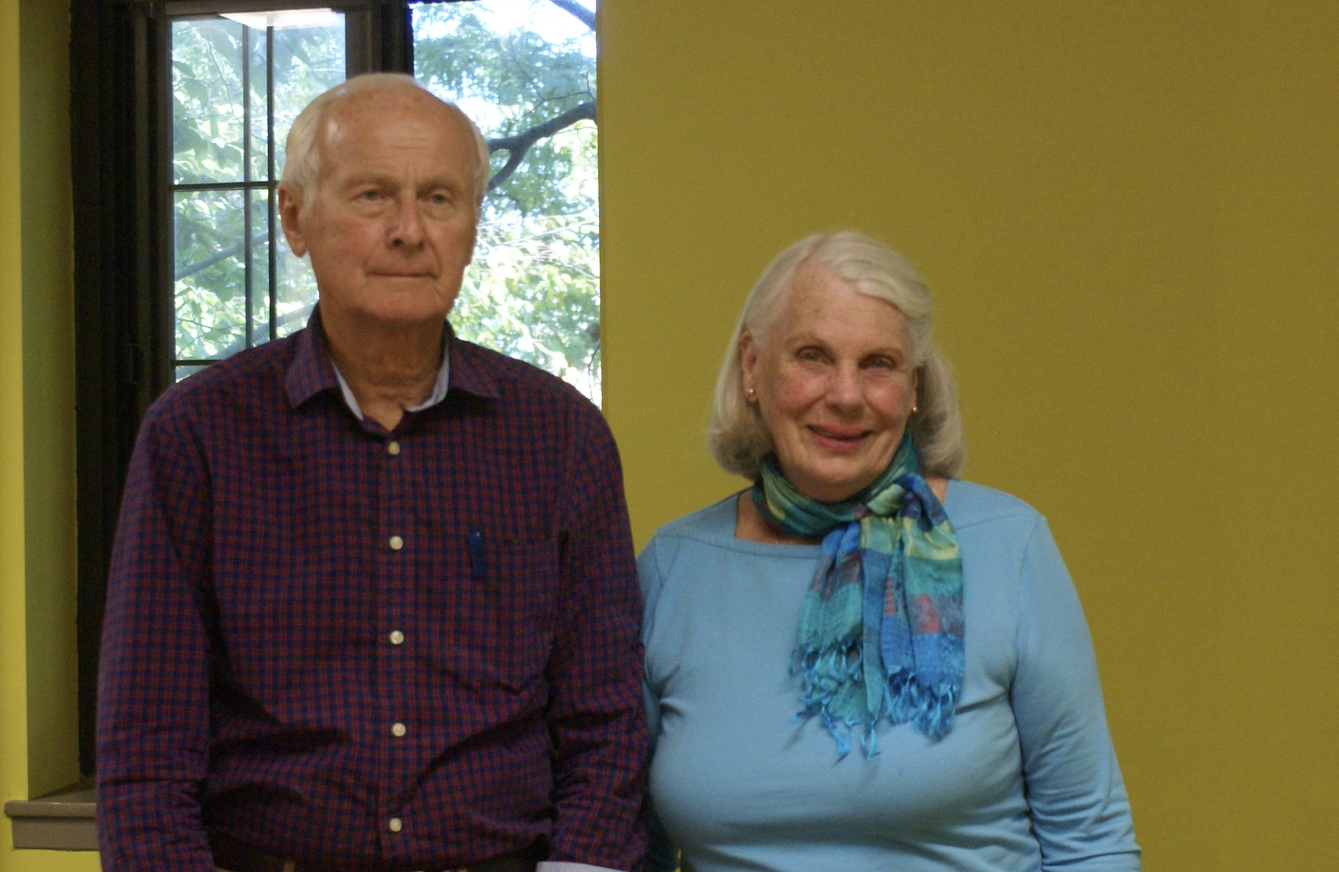 Si and Vicki Ford on their visit to Sarah Lawrence. Photo credit: JinRun Han