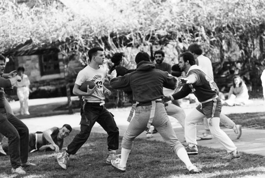 Sampson bowl circa 1986. Courtesy of Sarah lawrence archives. 