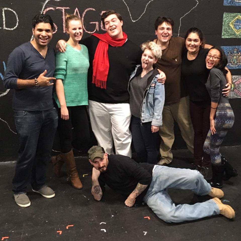2016-2017 Downstage Theatre Company members. Photo Credit: Alexandra Gontard '17