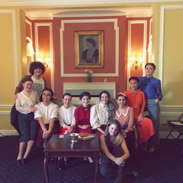 The cast of Fefu and Her Friends . Photo Credit: Leonie Bell '17 MFA Theatre