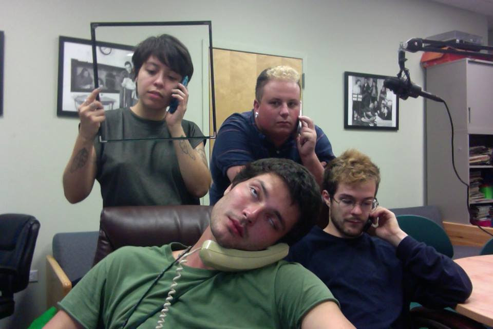 THE WSLC RADIO STAFF. PHOTO COURTESY OF WSLC RADIO. 