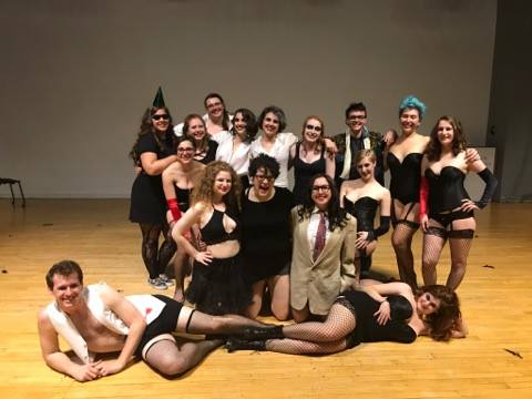 sPRING 2017 ROCKY HORROR PICTURE SHOW CAST. photo courtesy of rachel barkowitz.