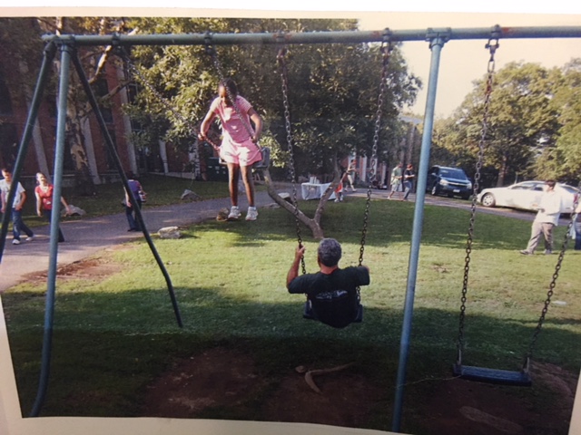 This photo hangs in the office of Maureen “Mo” Gallagher. Credit: Mo Gallagher