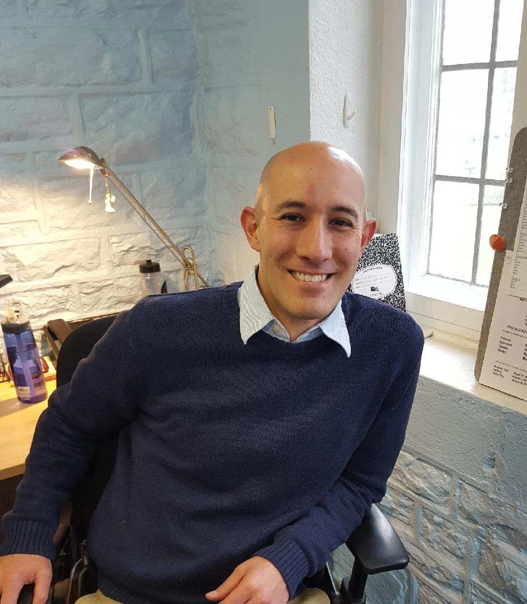 The Man Behind the Blue Door