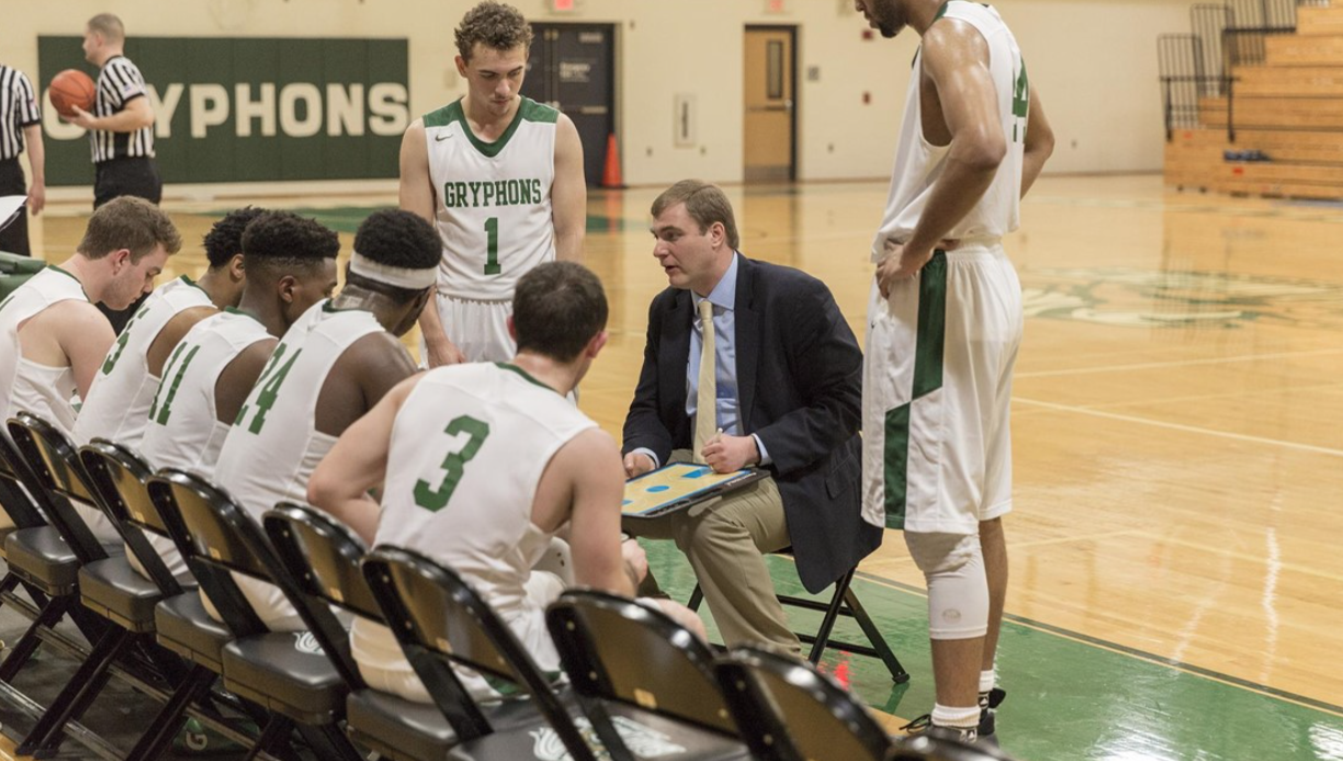 Men’s Basketball is gearing up for a new season, but their biggest challenge lies in rehabilitating their campus reputation. (Credit: GoGryphons.com)