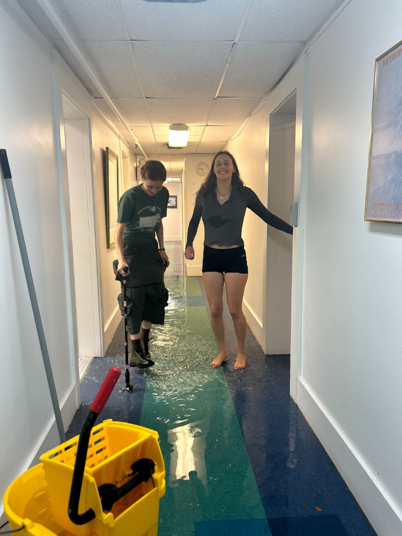 Students Rescue Equipment As Marshall Field Floods Once Again