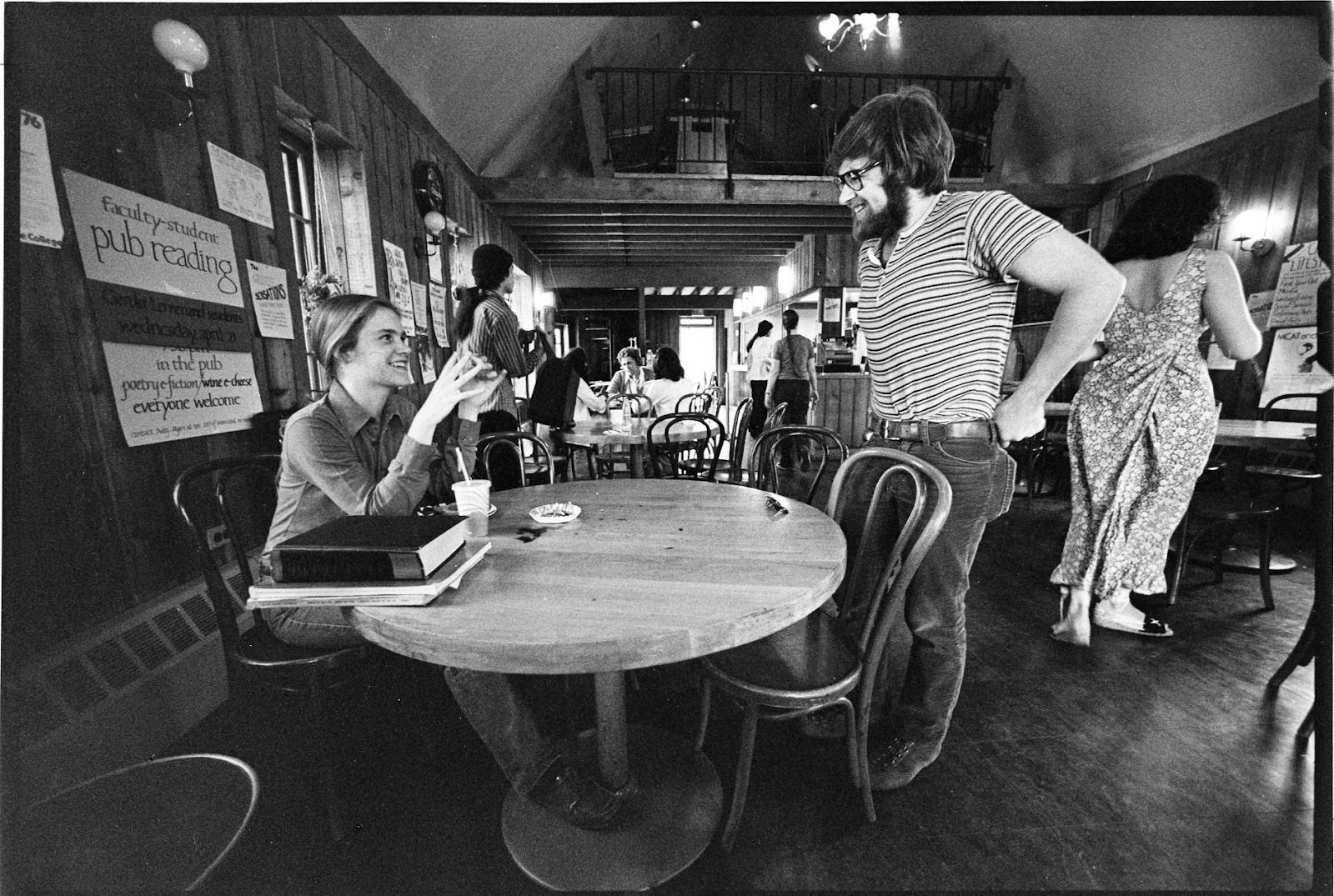  Photo of The Pub, circa late 1970s. Courtesy of Gary Gladstone via the Sarah Lawrence College archives. 