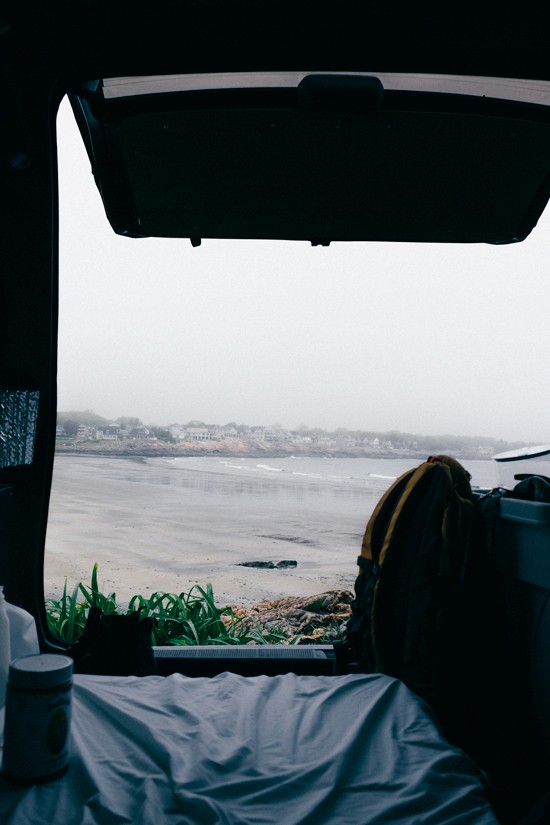 My favorite night in the van thus far, spent in York, Maine
