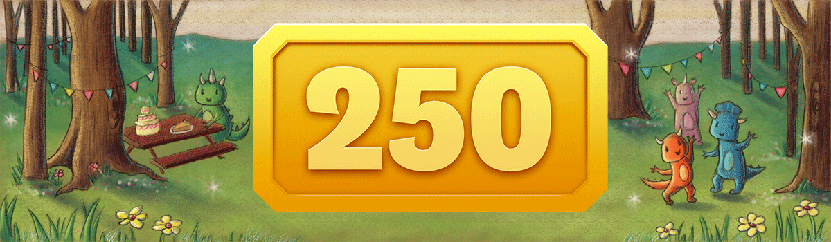 milestone_250_forest-party.gif