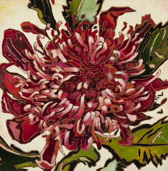 Cressida Campbell Waratah 1979 woodblock