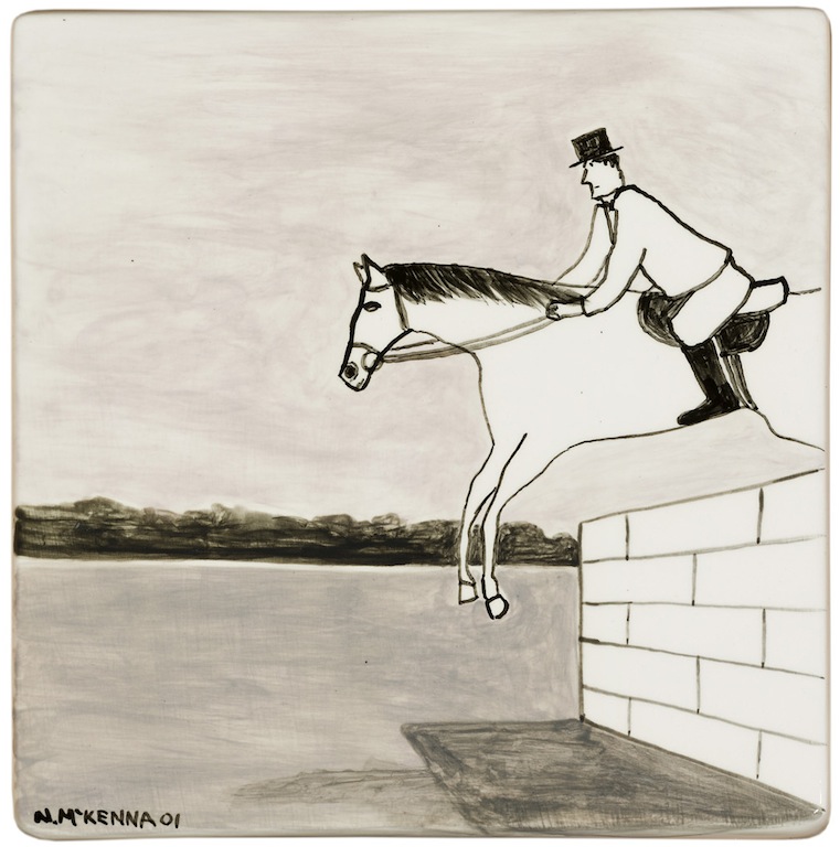 Noel McKenna Show Jumper 2001 ceramic tile