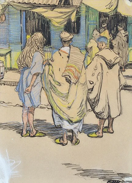 Hilda+Rix+Nicholas+Street+Scene+Morocco+c1911.jpg