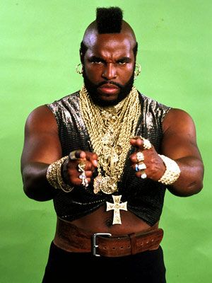 Don't pity Mr T., he has a magnificent beard.