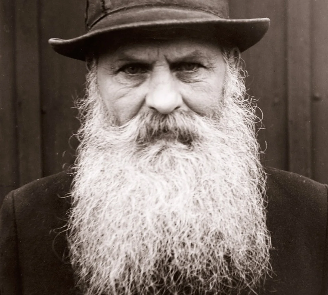 This man take beard care very seriously.