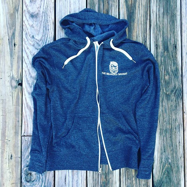 Cooler weather is coming, sooner for some than others. Perfect for a #fall evening, #autumn morning, or over-air conditioned office. Soft, warm, and comfortable. Even makes #pumpkinspice cool. #thebeardedsavant #hoodie