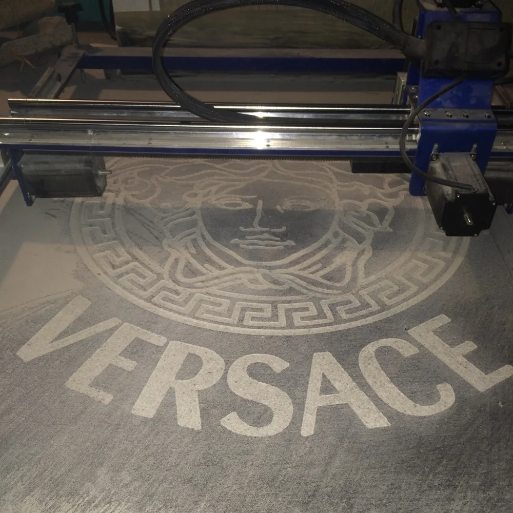 Versace engraving Los Angeles