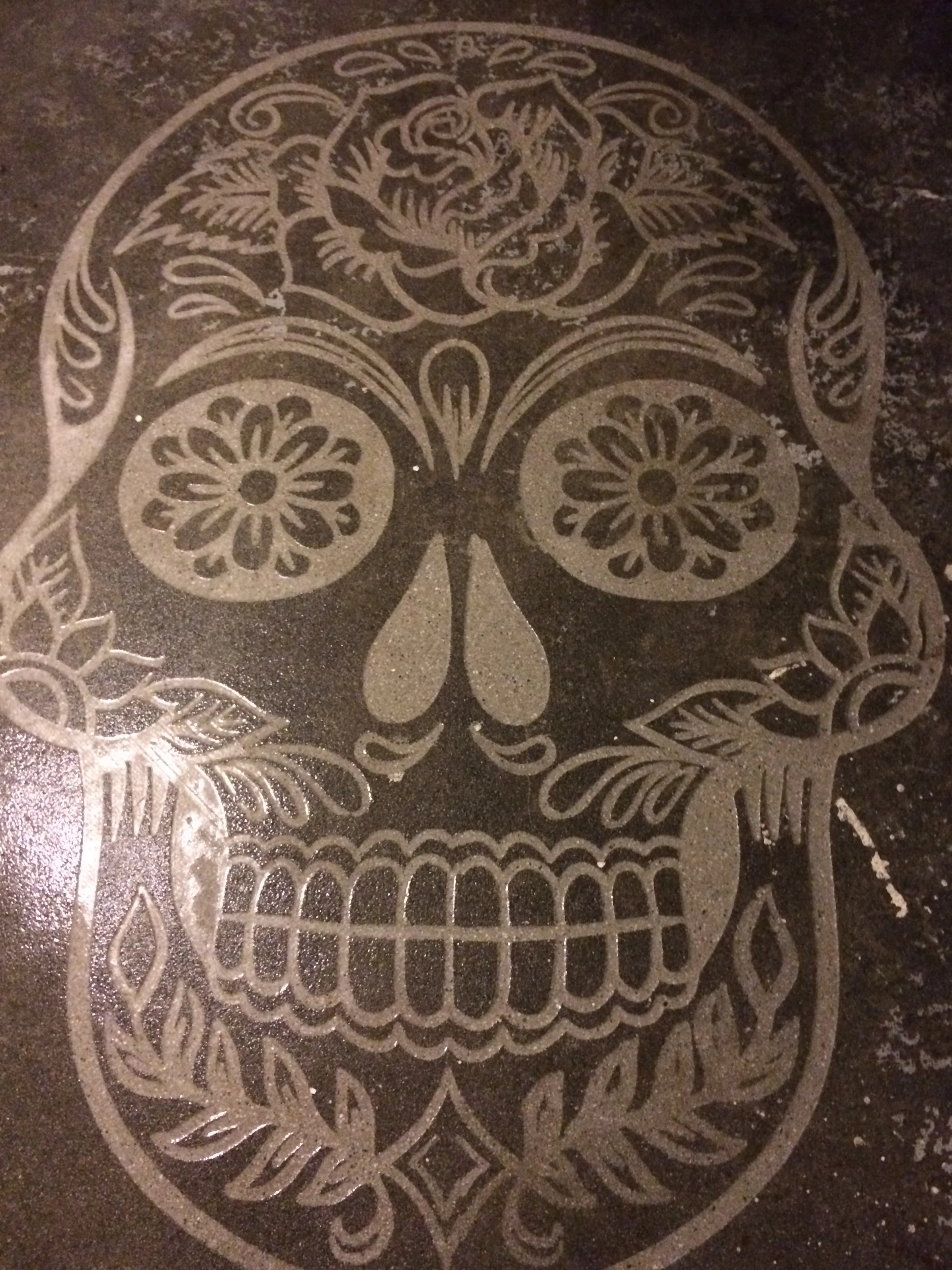 Mexican Day of The Dead Engraving