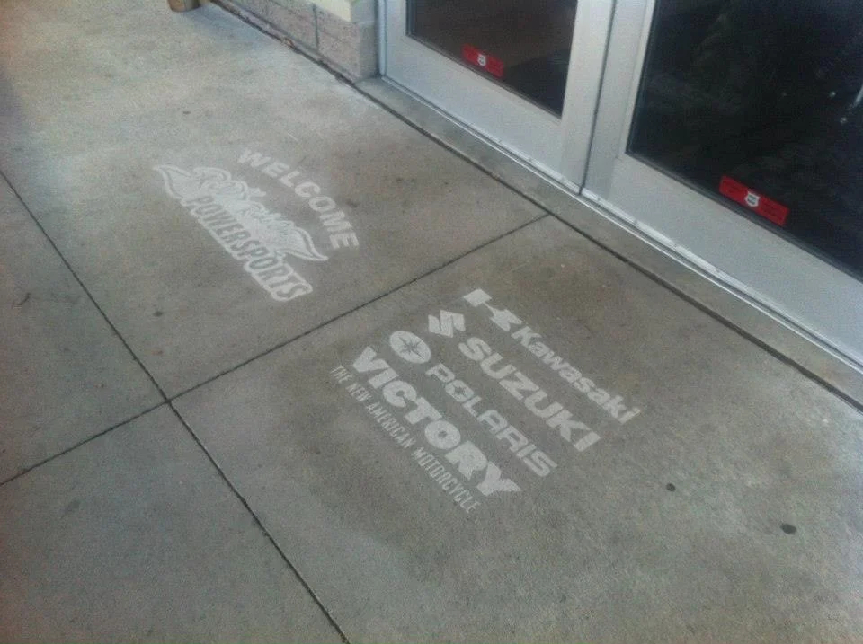 business entrance engraving
