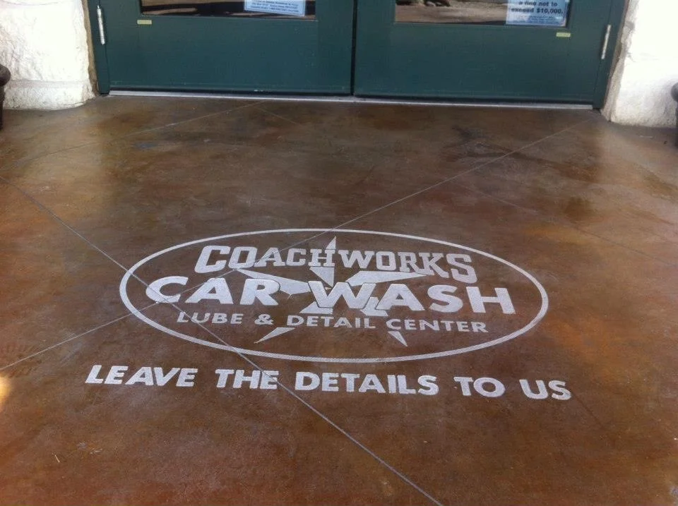 Coachworks logo engraving