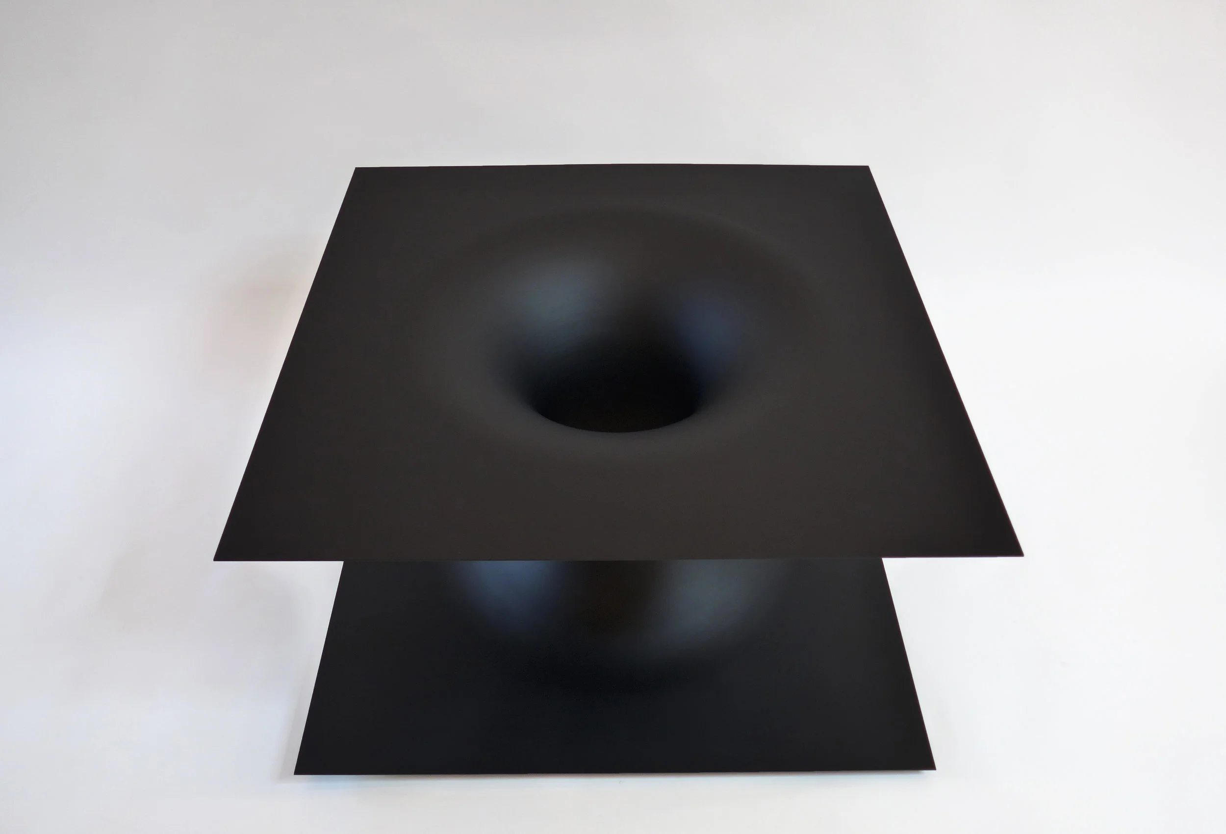 Spun steel Matte enamel 43” x 43” x 20”