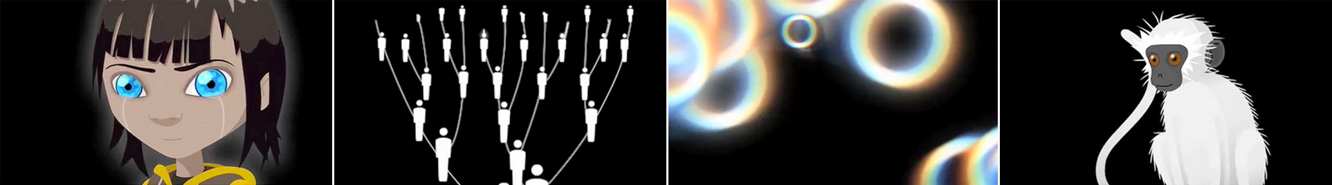 Stills from climate change animation