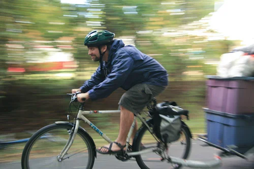Pedaling fast