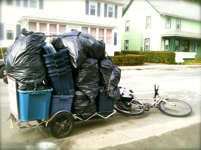 sometimes the trailers get full of trash