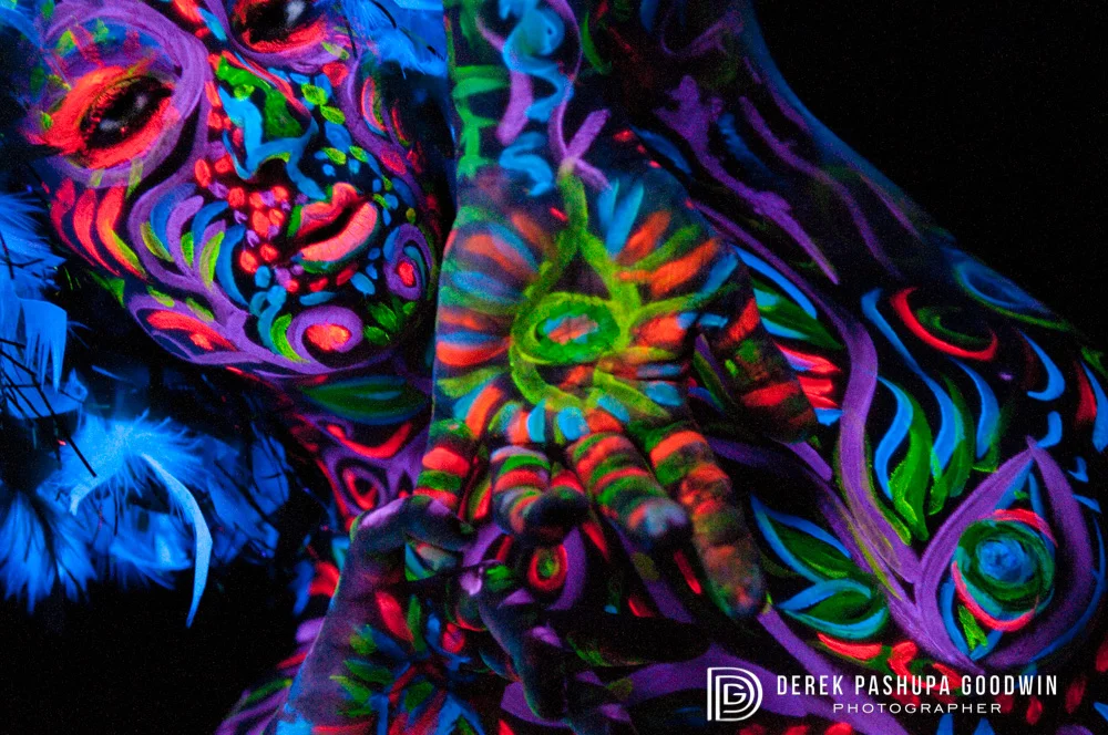 black light body paint