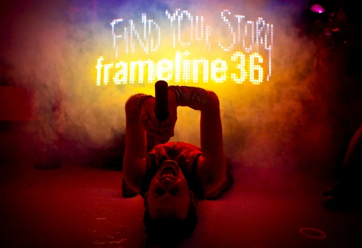 RIP Travis Hough, artist and friend. Frameline Closing night party © 2012