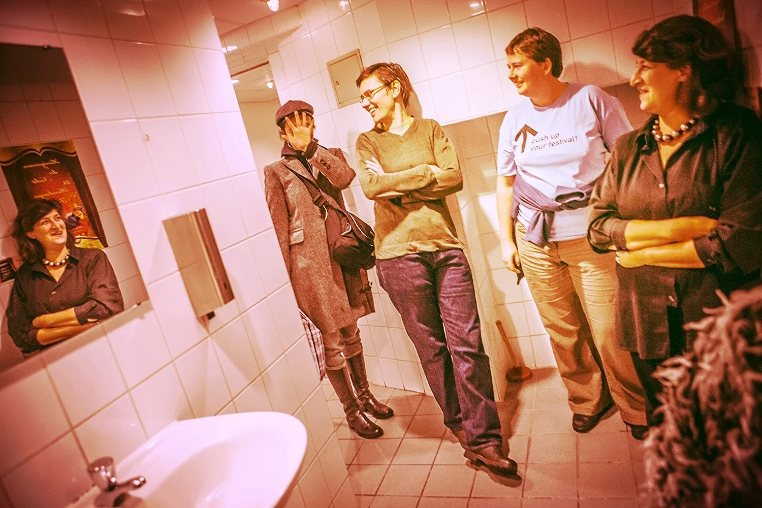 the women's room