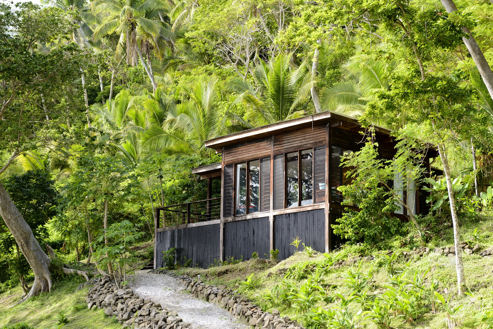 Oceanfront Villa - Rustic-Luxury wood-built villas