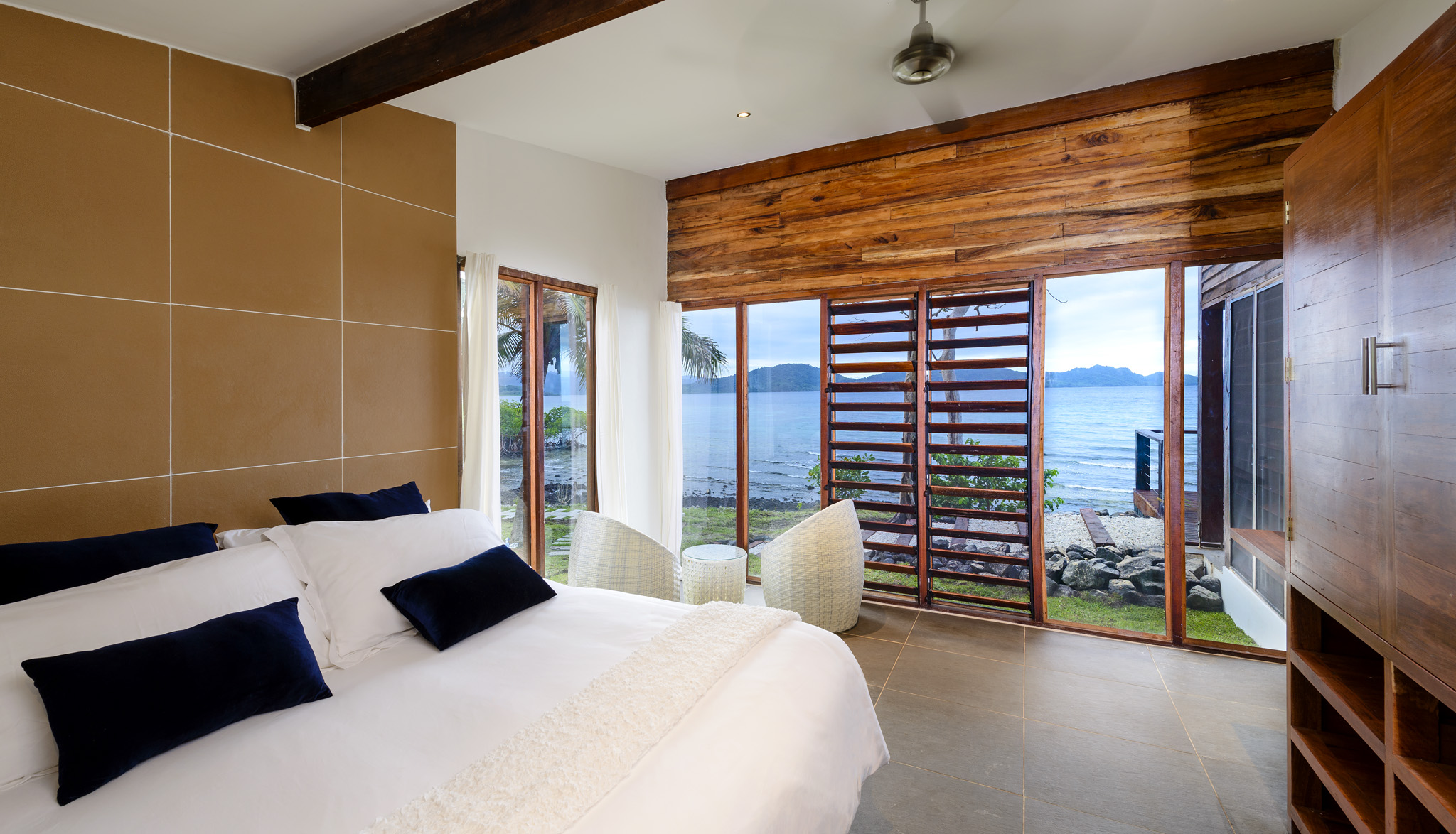 Two-bedroom Villa with floor to ceiling windows, The Remote Resort Fiji Islands