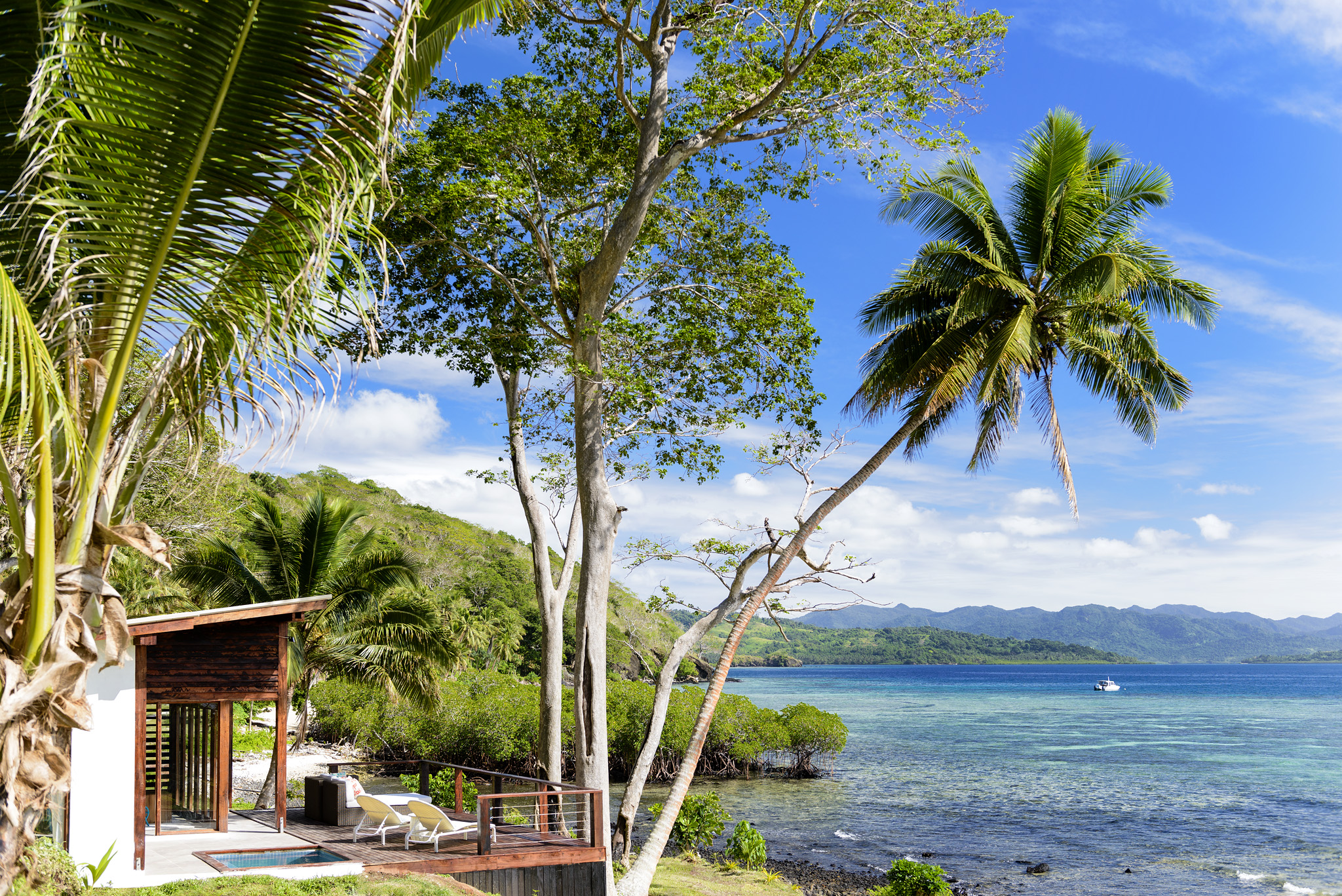 Two-bedroom Villa views and deck, The Remote Resort Fiji Islands