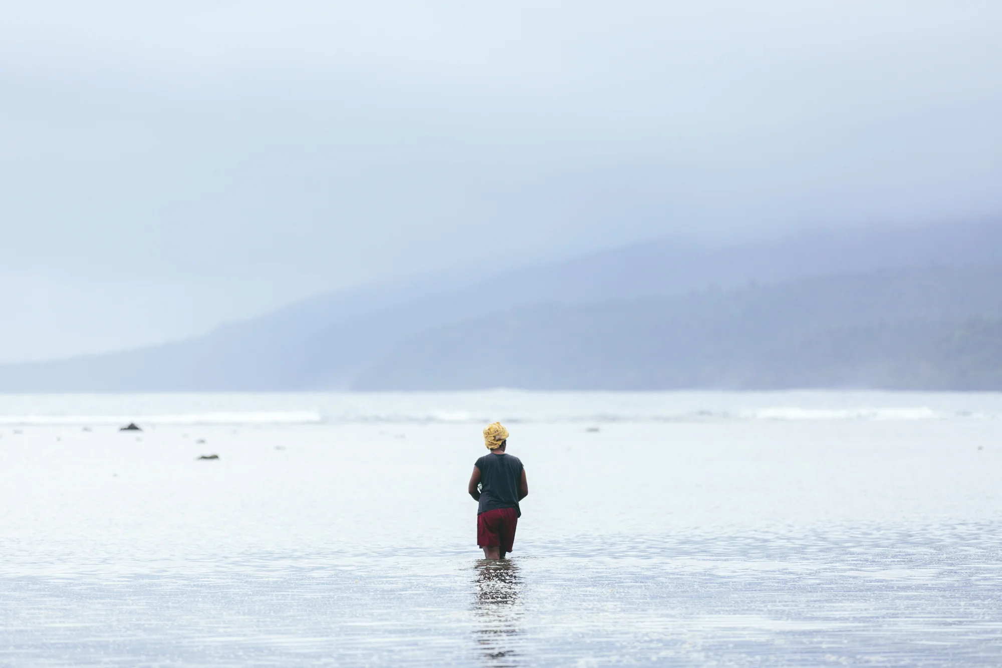 Fijian Lady Fishing - The Remote Resort Fiji Islands