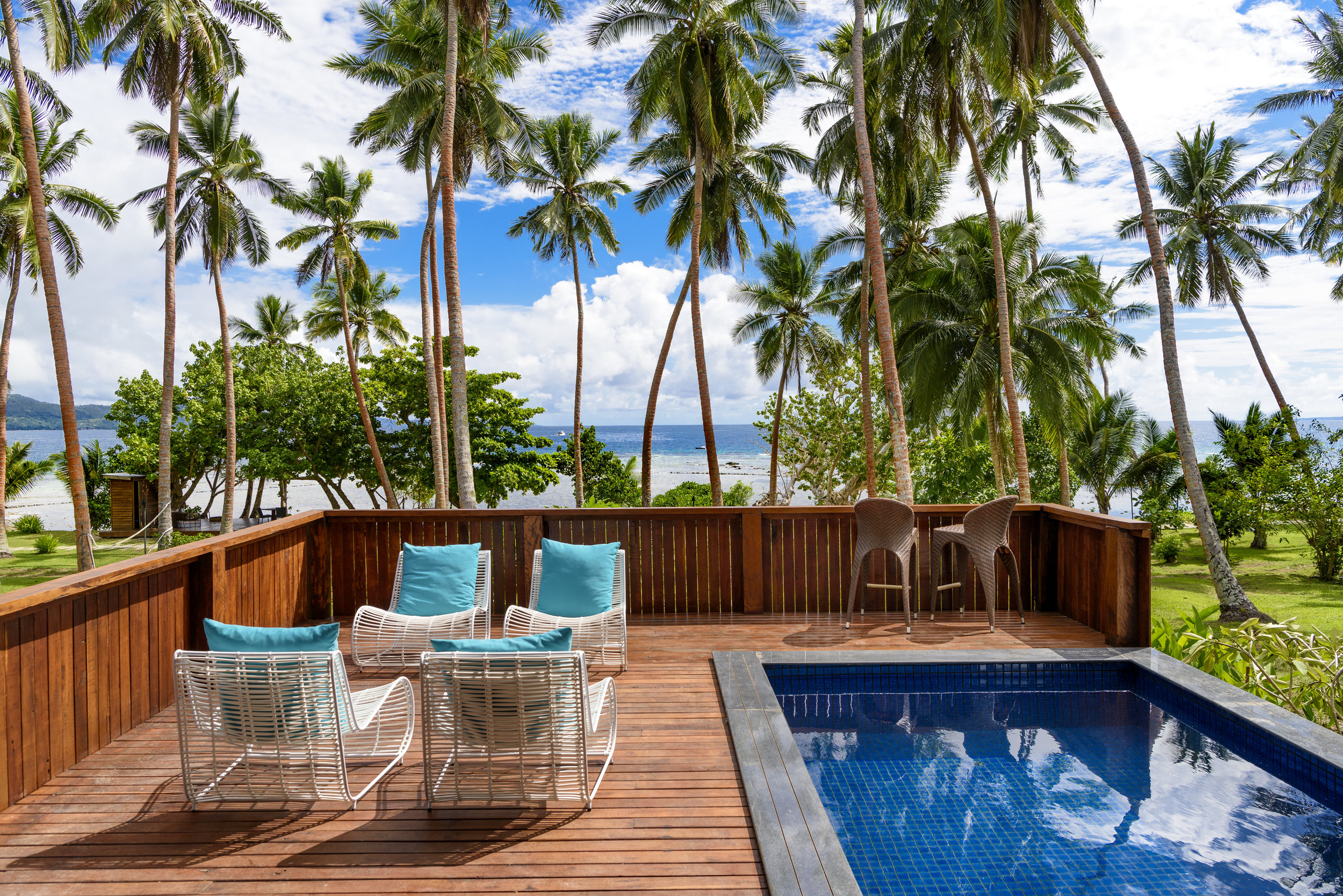 Two-bedroom Royal Retreat - Endless ocean views from the deck, The Remote Resort Fiji Islands