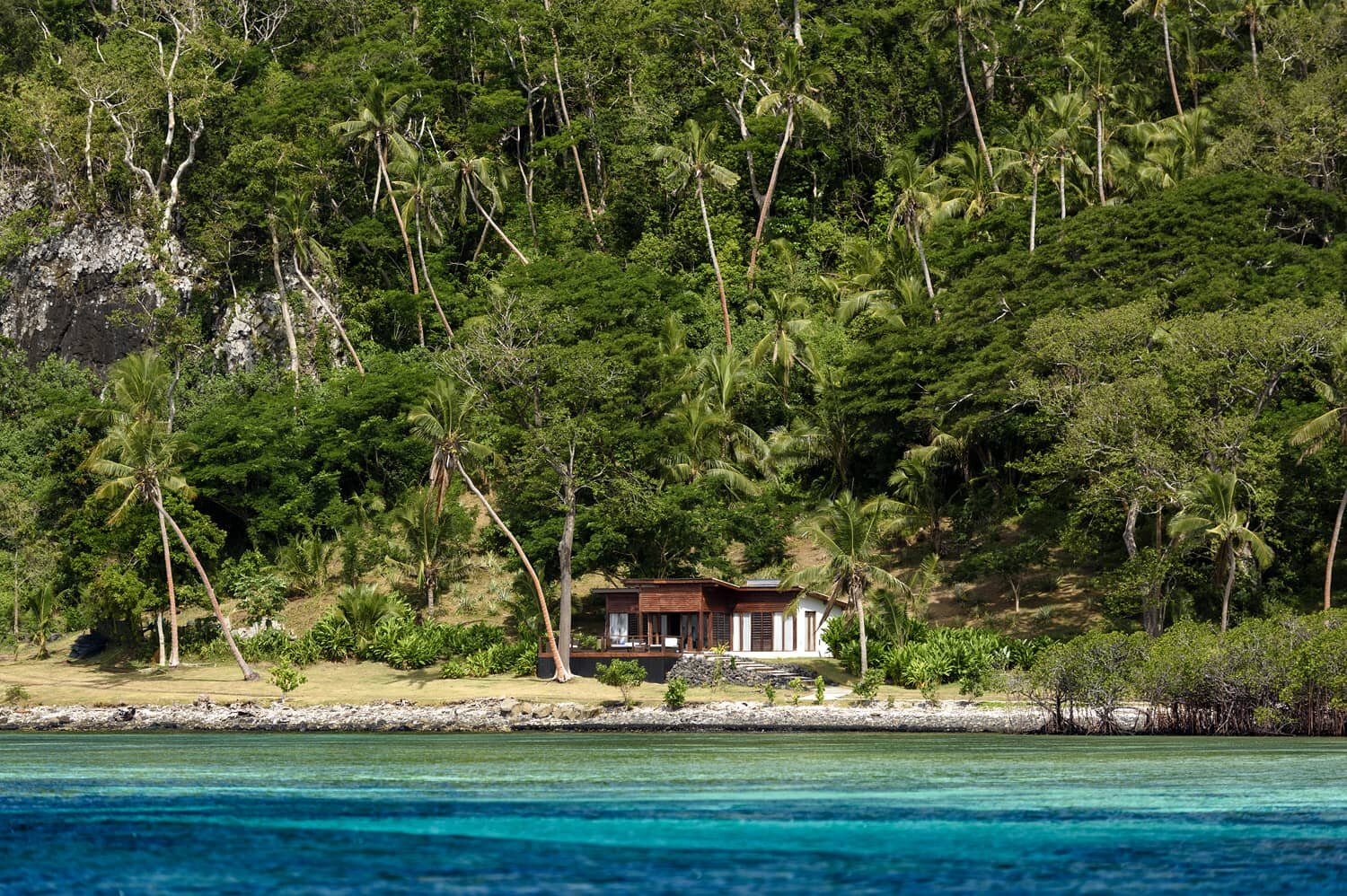 Two-bedroom Villa - View from the water, The Remote Resort Fiji Islands 