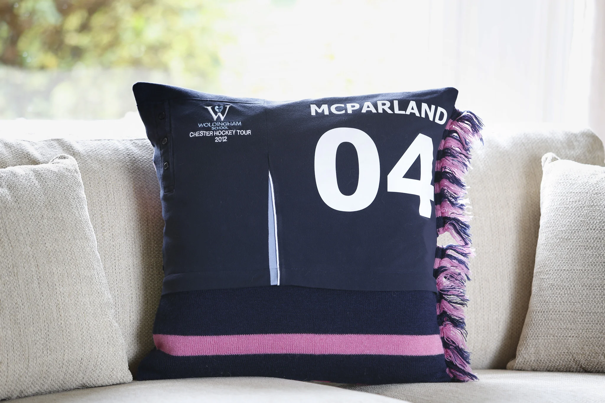 Woldingham School 50cm cushion back