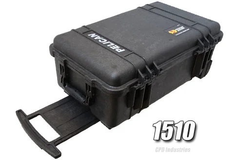 Pelican 1510 airline-legal carry-on case with wheels