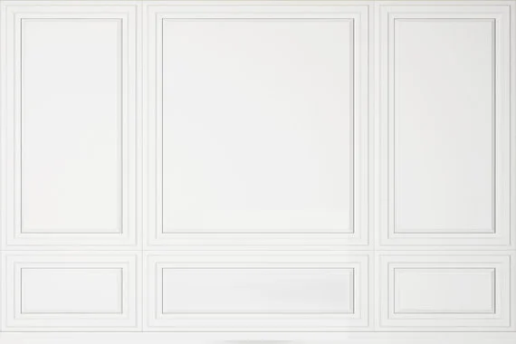 white molding vinyl back drop daily rental