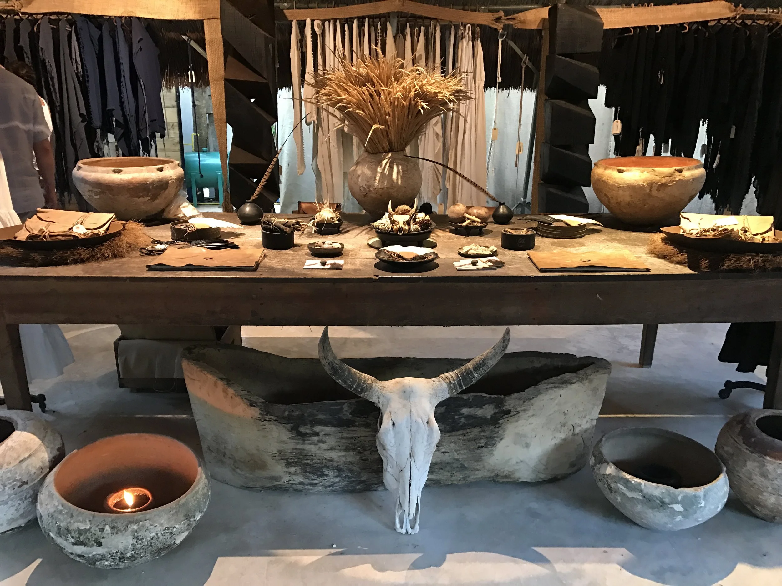 Tulum is full of boho shops in which to browse for oversized linen caftans and pieces that feel just right on a beach trip.