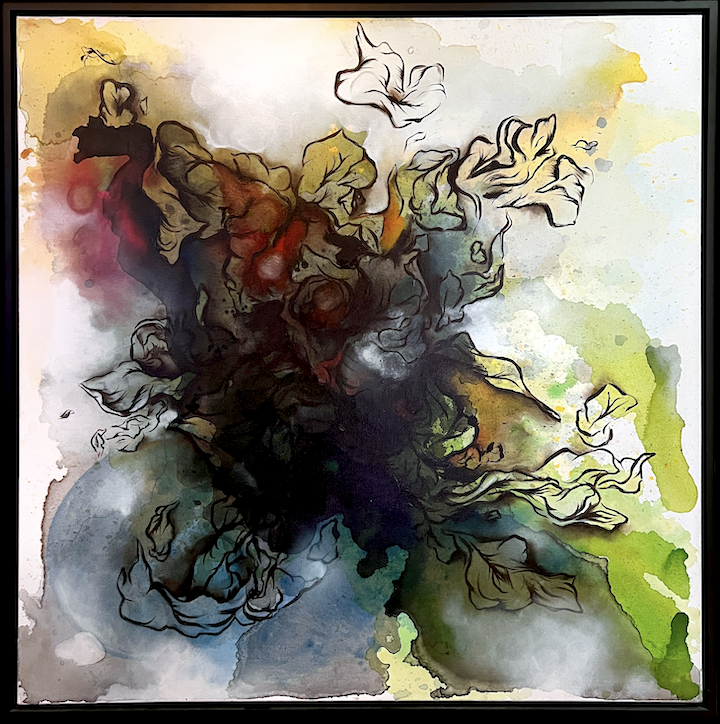 Cradle - 36" x 36" Oil & Acrylic on Canvas