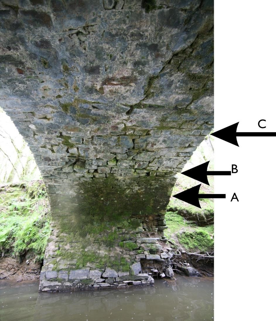 Figure 15 Worst damage in the West span