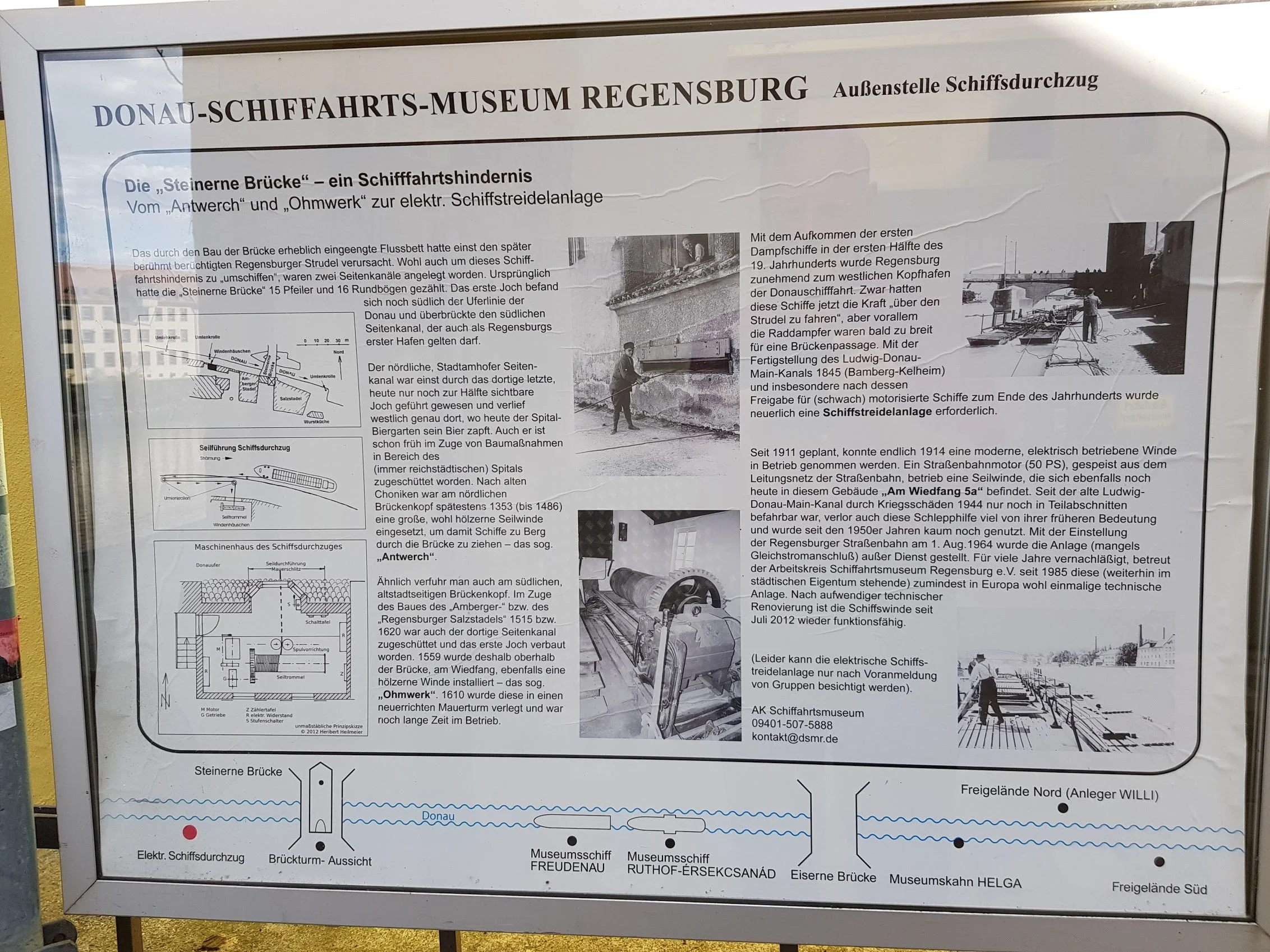 Notes about the steam winch for those who can read them.