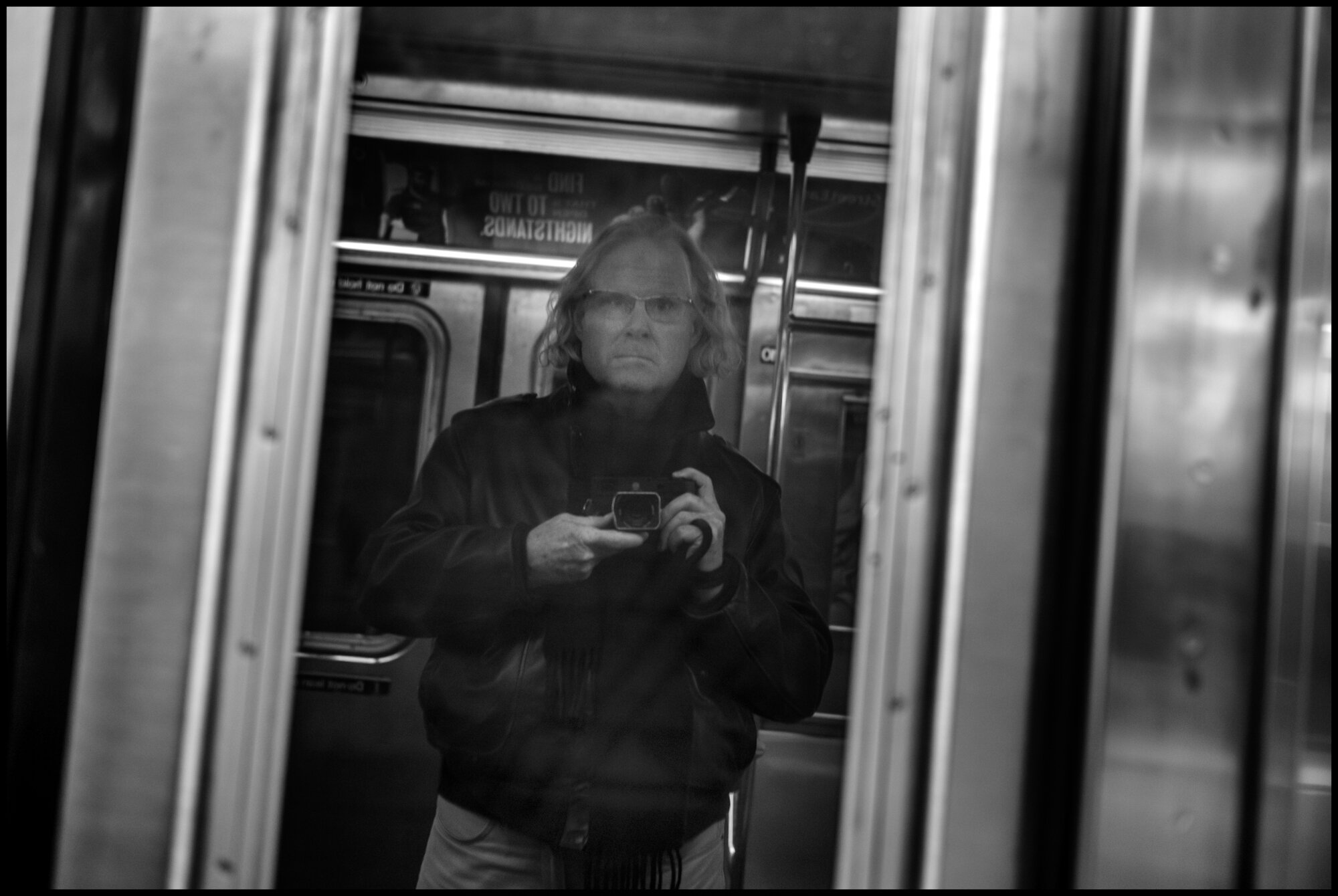  Self portrait while riding the #1 train. I was quite shaken from all I had seen on this first dauy of walking in New York during this lockdown. I am not ashamed to say that when I returned home and sat on my bed, I shed tears, realizing how profound