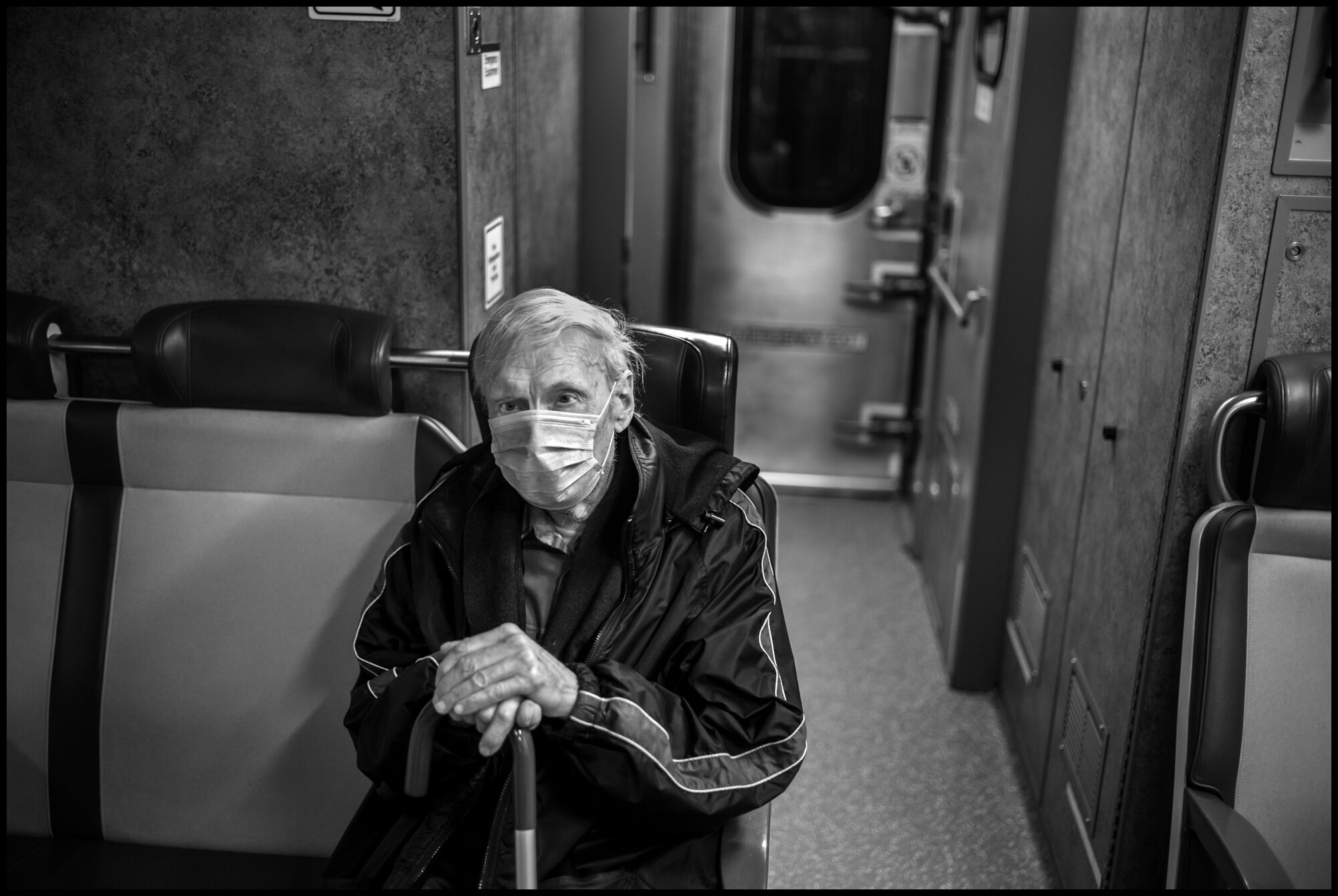  Richard, who worked for 30 years in maintenance for the NY Board of Education.   April 18, 2020. © Peter Turnley  ID# 25-002 